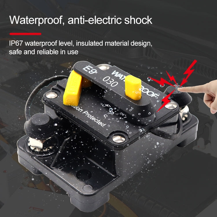 Off-road Vehicle / Automatic 30A Manual Circuit Breaker Overcurrent Protector - Engine Fittings by PMC TechLife | Online Shopping South Africa | PMC TechLife | Buy Now Pay Later Mobicred