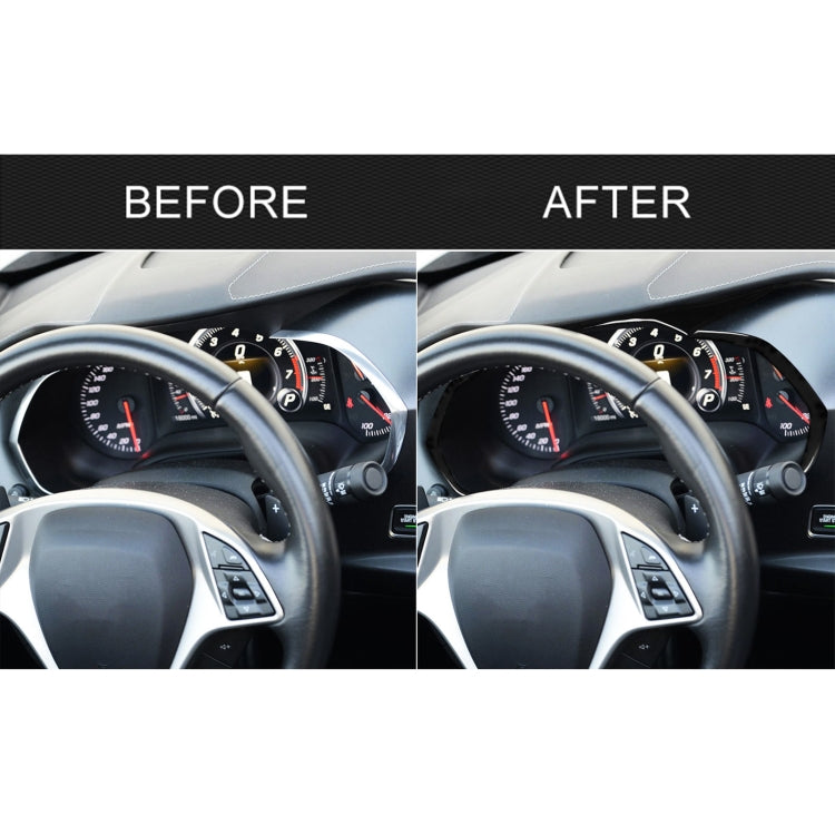 For Chevrolet Corvette C7 2014-2019 4 in 1 Car Dashboard Frame Decorative Sticker, Left Drive - Car Interior Mouldings by PMC TechLife | Online Shopping South Africa | PMC TechLife | Buy Now Pay Later Mobicred