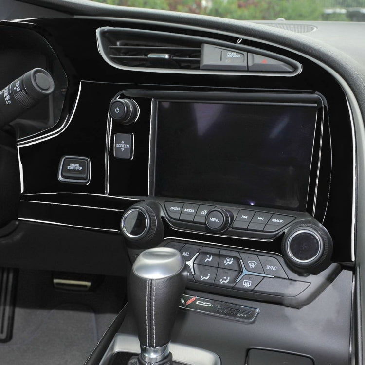 For Chevrolet Corvette C7 2014-2019 16 in 1 Car Dashboard Decorative Sticker, Left Drive - Car Interior Mouldings by PMC TechLife | Online Shopping South Africa | PMC TechLife | Buy Now Pay Later Mobicred