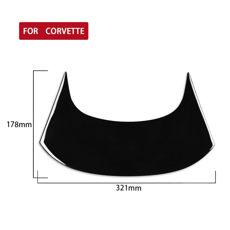 For Chevrolet Corvette C7 2014-2019 Car Rear Center Decorative Sticker, Left Drive - Car Interior Mouldings by PMC TechLife | Online Shopping South Africa | PMC TechLife | Buy Now Pay Later Mobicred