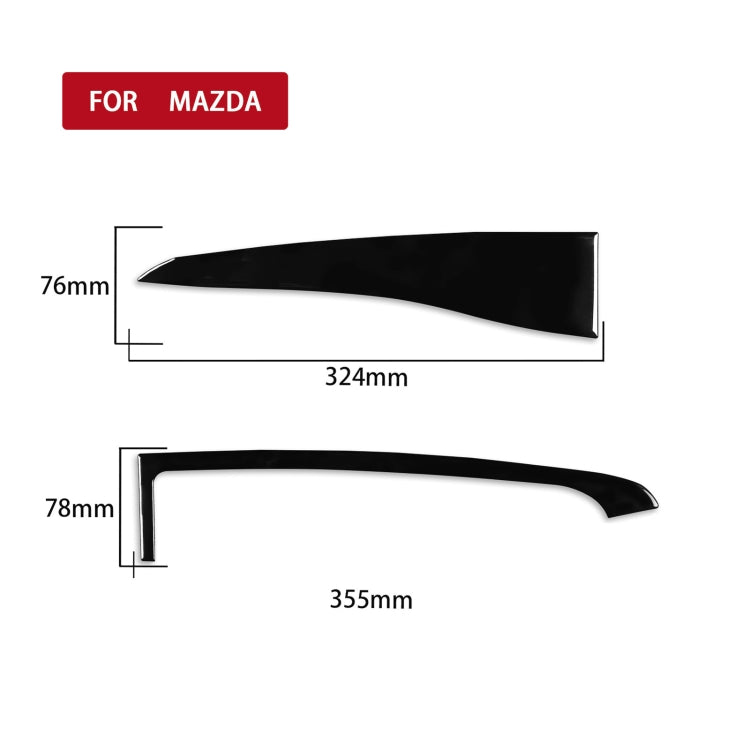 For Mazda 3 Axela 2010-2013 Car Central Display Screen Decorative Sticker, Left Drive - Car Interior Mouldings by PMC TechLife | Online Shopping South Africa | PMC TechLife | Buy Now Pay Later Mobicred