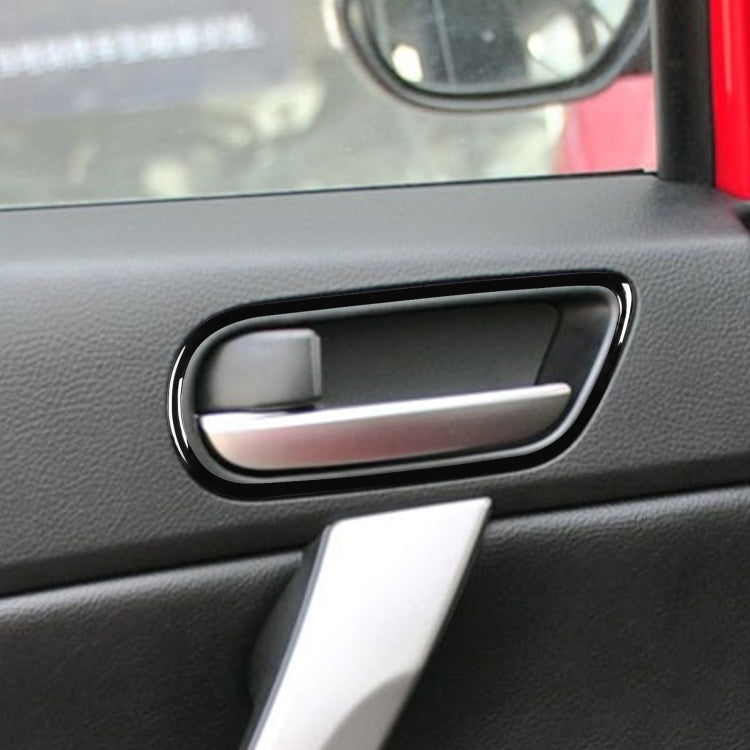 For Mazda 3 Axela 2010-2013 4 in 1 Car Door Handle Decorative Sticker, Left and Right Drive Universal - Car Interior Mouldings by PMC TechLife | Online Shopping South Africa | PMC TechLife | Buy Now Pay Later Mobicred