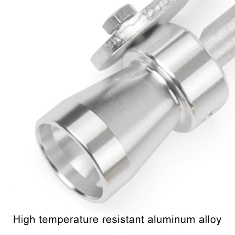 Universal Aluminum Turbo Sound Exhaust Muffler Pipe Whistle Car / Motorcycle Simulator Whistler, Size: S, Outside Diameter: 20mm(Silver) - free shipping - PMC TechLife - Order now!