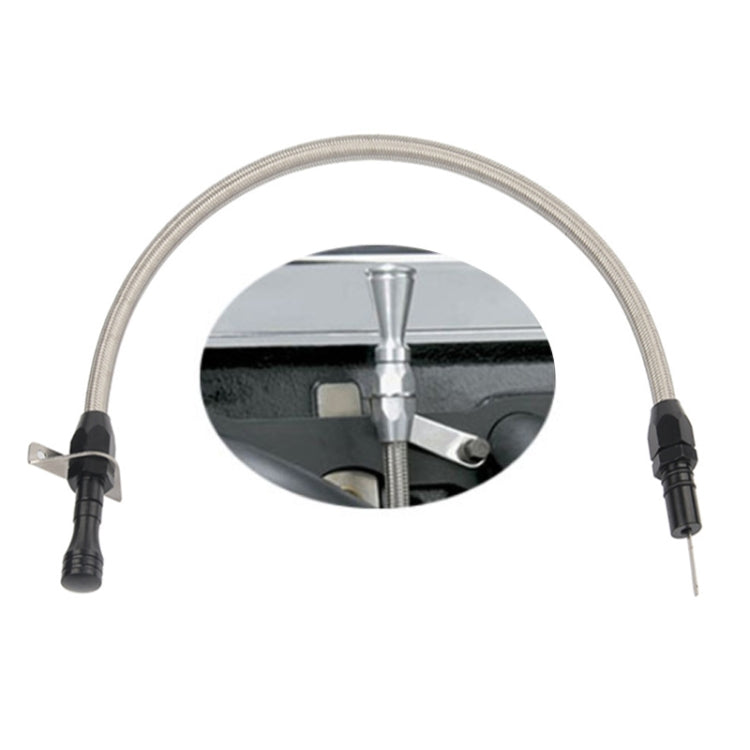 Car Flexible Stainless Transmission Gearbox Oil Dipstick 530mm Oil Measuring Rod for Chevrolet(Black) - Inspection Tools by PMC TechLife | Online Shopping South Africa | PMC TechLife | Buy Now Pay Later Mobicred