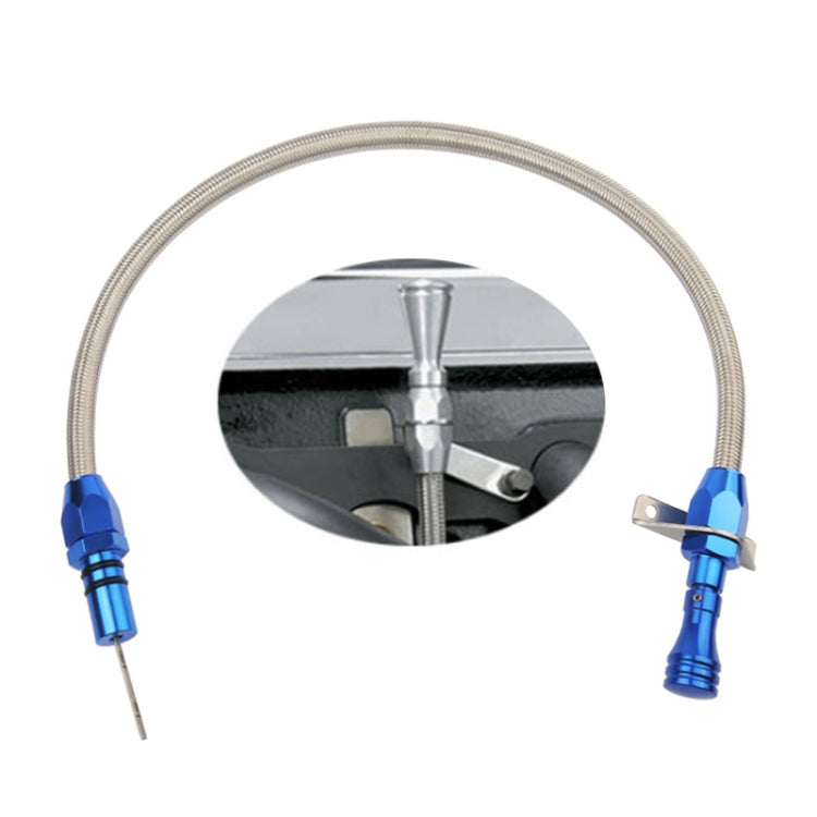 Car Flexible Stainless Transmission Gearbox Oil Dipstick 530mm Oil Measuring Rod for Chevrolet(Blue) - free shipping - PMC TechLife - Order now!