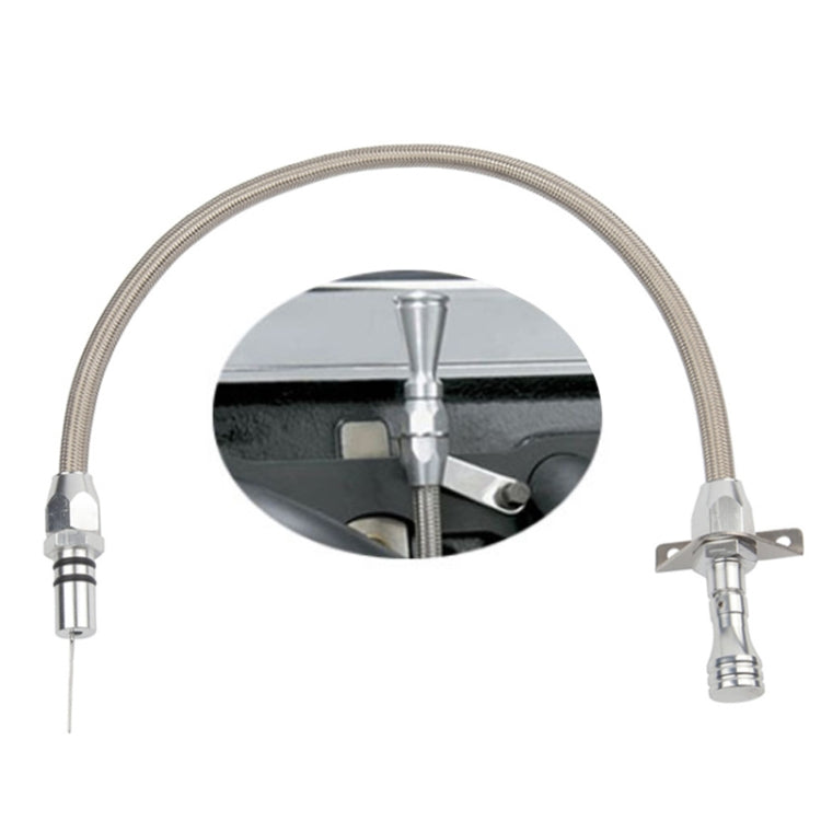 Car Flexible Stainless Transmission Gearbox Oil Dipstick 530mm Oil Measuring Rod for Chevrolet(Silver) - Inspection Tools by PMC TechLife | Online Shopping South Africa | PMC TechLife | Buy Now Pay Later Mobicred