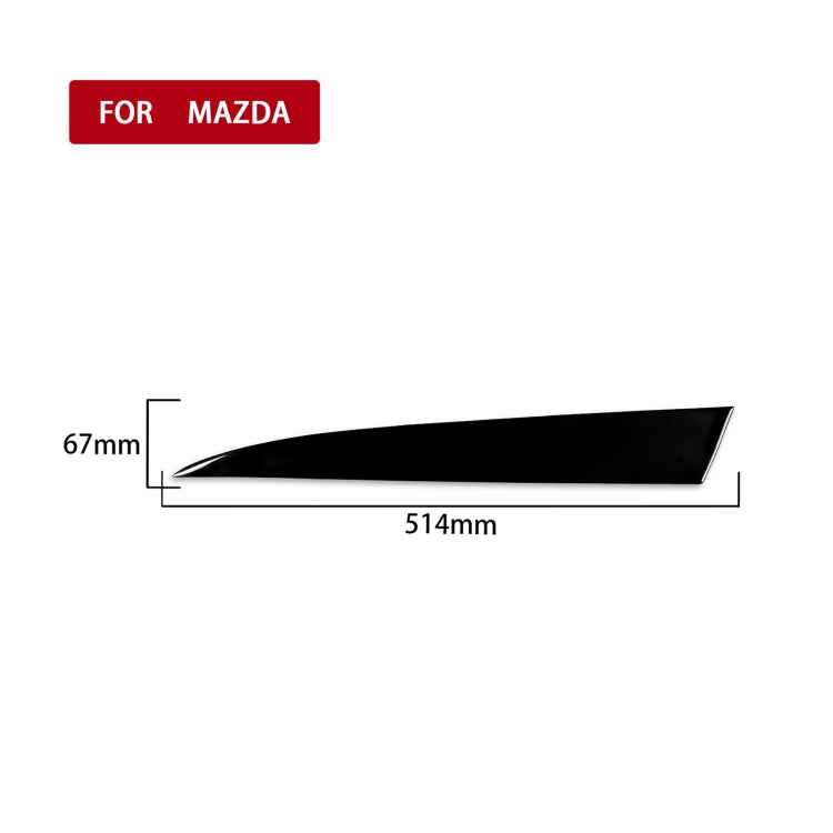 For Mazda 3 Axela 2010-2013 Car Glove Box Decorative Sticker, Left Drive - Car Interior Mouldings by PMC TechLife | Online Shopping South Africa | PMC TechLife | Buy Now Pay Later Mobicred