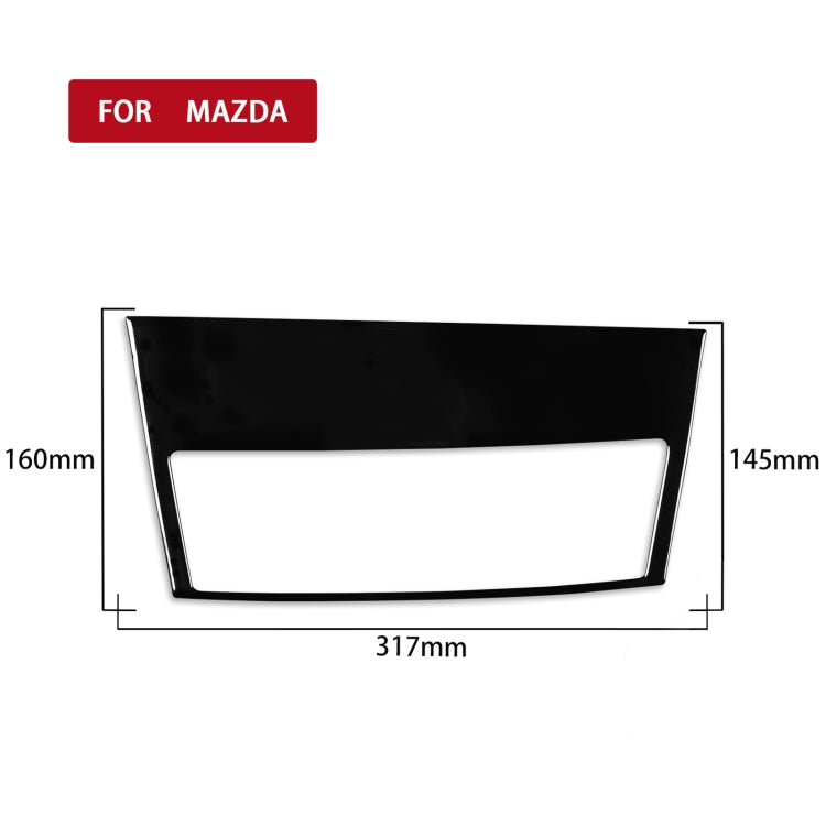 For Mazda 3 Axela 2010-2013 Car Central Vent Decorative Sticker, Left Drive - Car Interior Mouldings by PMC TechLife | Online Shopping South Africa | PMC TechLife | Buy Now Pay Later Mobicred