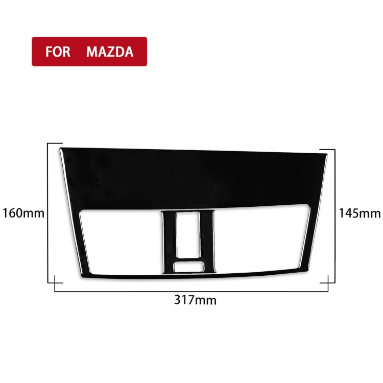 For Mazda 3 Axela 2010-2013 2 in 1 Car Central Vent Set B Decorative Sticker, Left Drive - Car Interior Mouldings by PMC TechLife | Online Shopping South Africa | PMC TechLife | Buy Now Pay Later Mobicred