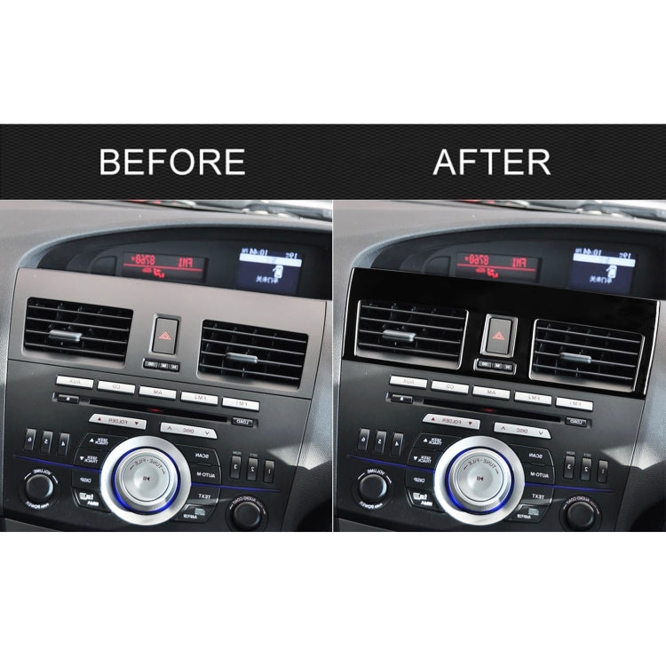 For Mazda 3 Axela 2010-2013 2 in 1 Car Central Vent Set B Decorative Sticker, Right Drive - Car Interior Mouldings by PMC TechLife | Online Shopping South Africa | PMC TechLife | Buy Now Pay Later Mobicred