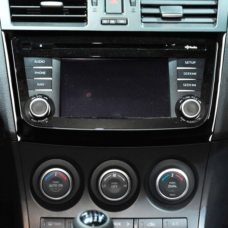 For Mazda 3 Axela 2010-2013 Car Navigation Outside Frame Decorative Sticker, Left and Right Drive Universal - Car Interior Mouldings by PMC TechLife | Online Shopping South Africa | PMC TechLife | Buy Now Pay Later Mobicred