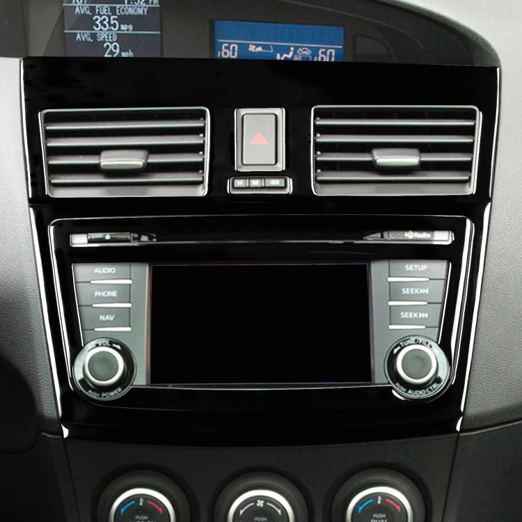 For Mazda 3 Axela 2010-2013 5 in 1 Car Central Control Navigation Set B Decorative Sticker, Left Drive - Car Interior Mouldings by PMC TechLife | Online Shopping South Africa | PMC TechLife | Buy Now Pay Later Mobicred