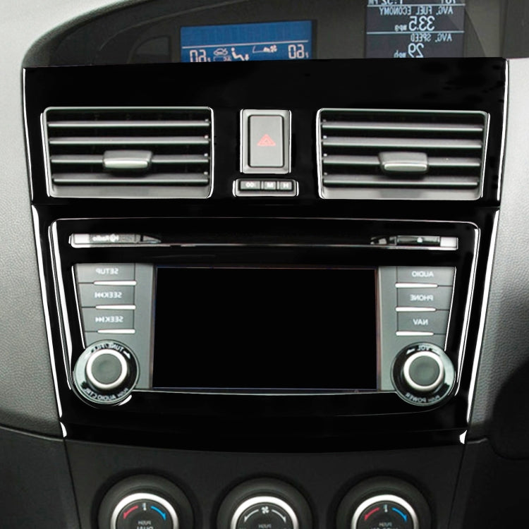 For Mazda 3 Axela 2010-2013 5 in 1 Car Central Control Navigation Set B Decorative Sticker, Right Drive - Car Interior Mouldings by PMC TechLife | Online Shopping South Africa | PMC TechLife | Buy Now Pay Later Mobicred