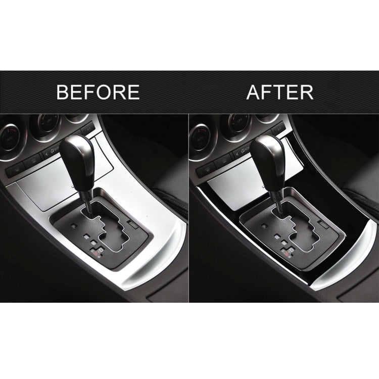 For Mazda 3 Axela 2010-2013 Car Gear Frame Decorative Sticker, Left Drive - Car Interior Mouldings by PMC Jewellery | Online Shopping South Africa | PMC Jewellery | Buy Now Pay Later Mobicred