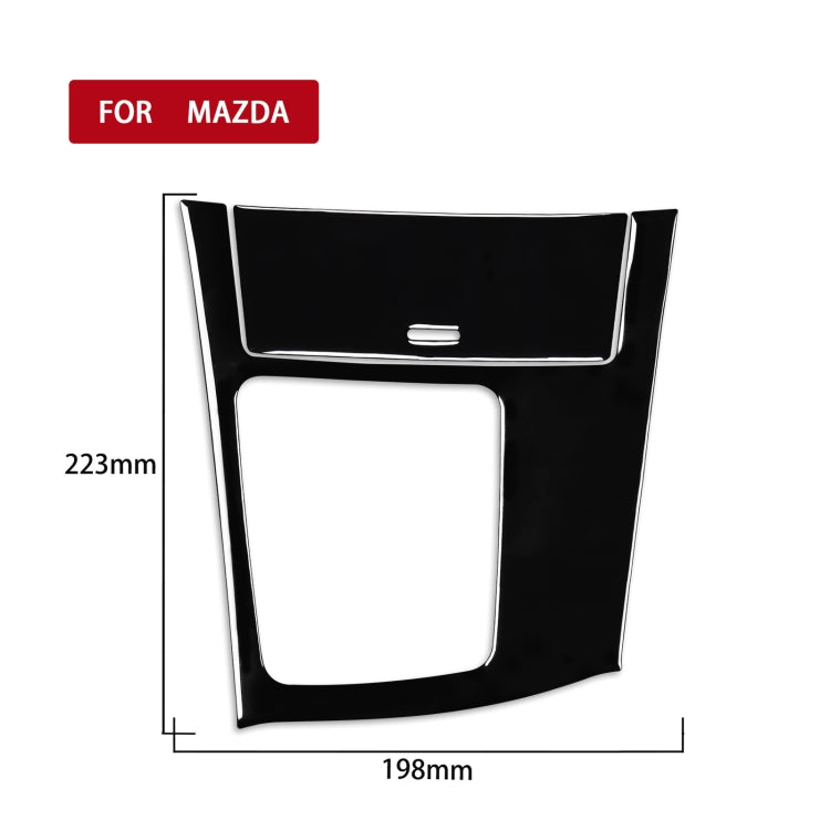 For Mazda 3 Axela 2010-2013 2 in 1 Car Gear Frame Set A Decorative Sticker, Left Drive - Car Interior Mouldings by PMC TechLife | Online Shopping South Africa | PMC TechLife | Buy Now Pay Later Mobicred