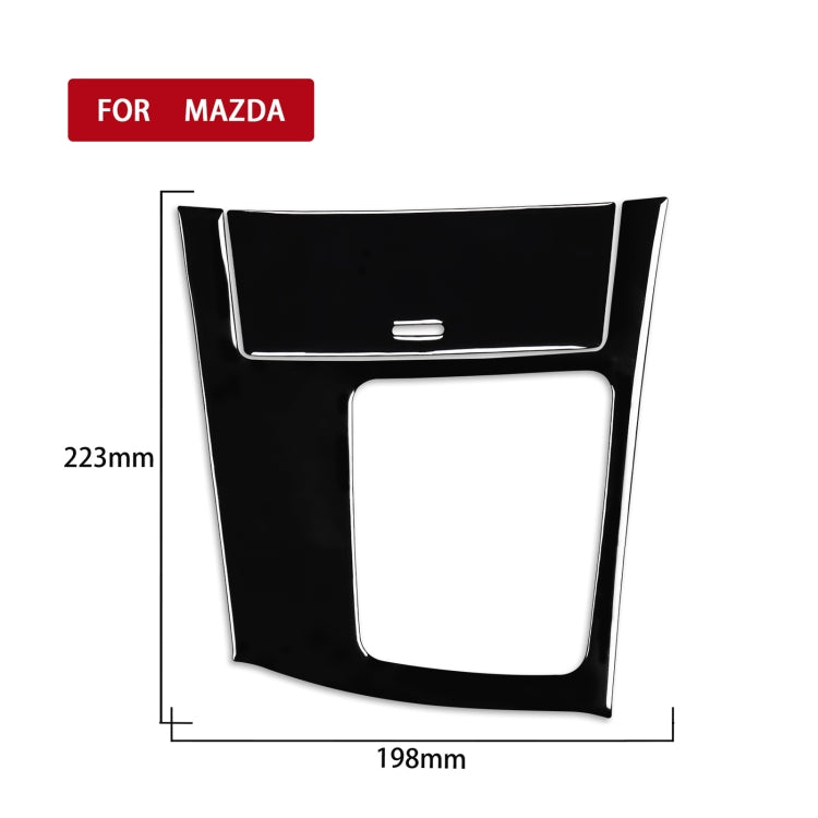 For Mazda 3 Axela 2010-2013 2 in 1 Car Gear Frame Set A Decorative Sticker, Right Drive - Car Interior Mouldings by PMC TechLife | Online Shopping South Africa | PMC TechLife | Buy Now Pay Later Mobicred