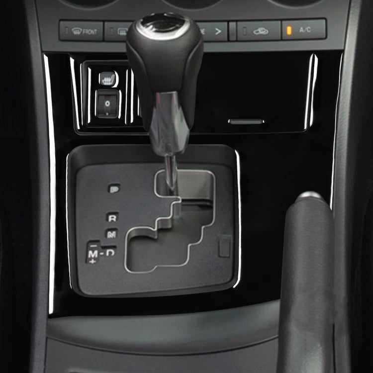 For Mazda 3 Axela 2010-2013 5 in 1 Car Gear Frame Set B Decorative Sticker, Left Drive - Car Interior Mouldings by PMC TechLife | Online Shopping South Africa | PMC TechLife | Buy Now Pay Later Mobicred