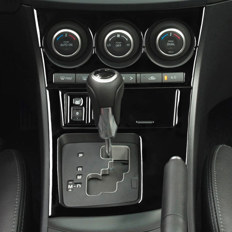 For Mazda 3 Axela 2010-2013 7 in 1 Car AC Gear Frame Set C Decorative Sticker, Left Drive - Car Interior Mouldings by PMC TechLife | Online Shopping South Africa | PMC TechLife | Buy Now Pay Later Mobicred