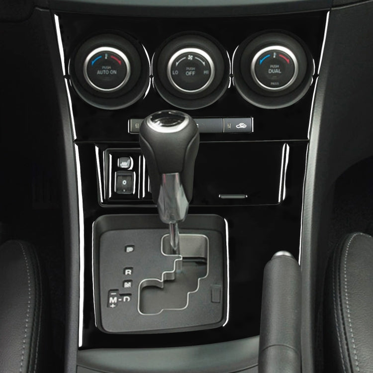 For Mazda 3 Axela 2010-2013 7 in 1 Car AC Gear Frame Set D Decorative Sticker, Left Drive - Car Interior Mouldings by PMC TechLife | Online Shopping South Africa | PMC TechLife | Buy Now Pay Later Mobicred