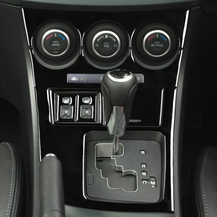 For Mazda 3 Axela 2010-2013 7 in 1 Car AC Gear Frame Set D Decorative Sticker, Right Drive - Car Interior Mouldings by PMC TechLife | Online Shopping South Africa | PMC TechLife | Buy Now Pay Later Mobicred