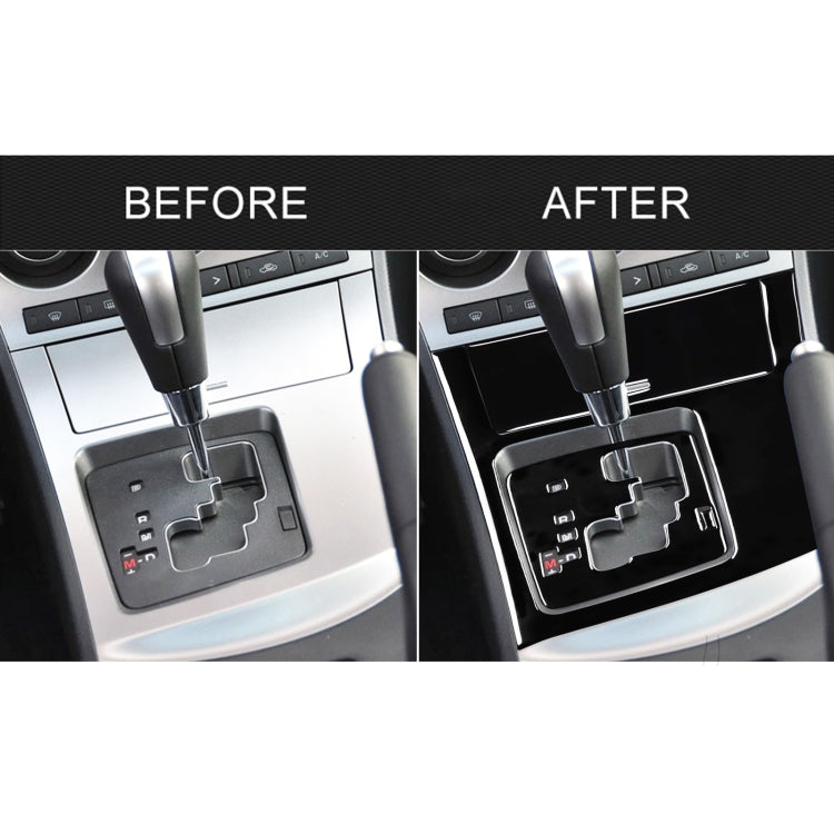 For Mazda 3 Axela 2010-2013 4 in 1 Car Gear Panel Set A Decorative Sticker, Left Drive - Car Interior Mouldings by PMC TechLife | Online Shopping South Africa | PMC TechLife | Buy Now Pay Later Mobicred