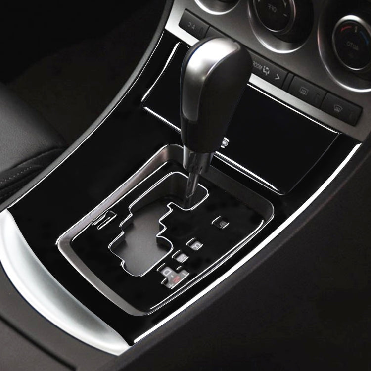 For Mazda 3 Axela 2010-2013 4 in 1 Car Gear Panel Set A Decorative Sticker, Right Drive - Car Interior Mouldings by PMC TechLife | Online Shopping South Africa | PMC TechLife | Buy Now Pay Later Mobicred