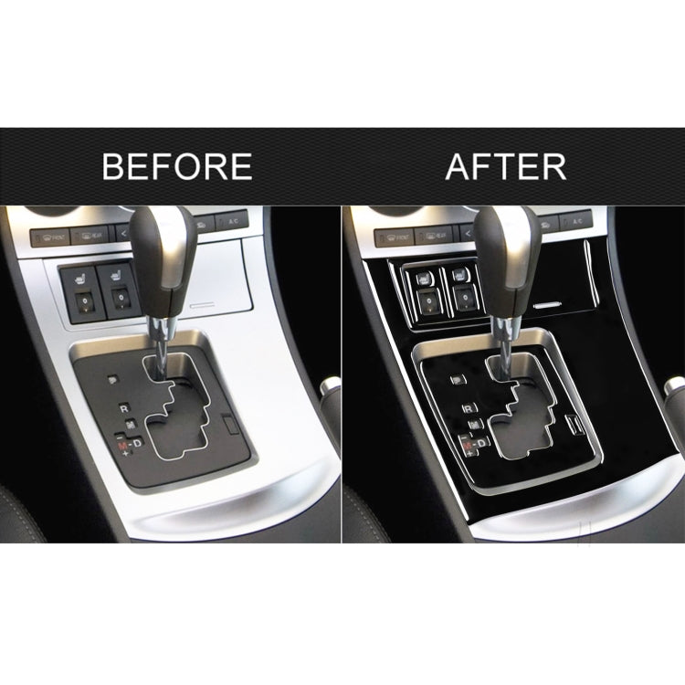 For Mazda 3 Axela 2010-2013 7 in 1 Car Gear Panel Set B Decorative Sticker, Left Drive - Car Interior Mouldings by PMC TechLife | Online Shopping South Africa | PMC TechLife | Buy Now Pay Later Mobicred