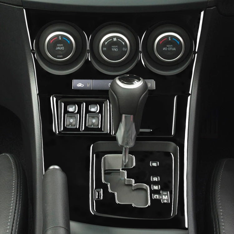 For Mazda 3 Axela 2010-2013 9 in 1 Car AC Gear Panel Set D Decorative Sticker, Right Drive - Car Interior Mouldings by PMC TechLife | Online Shopping South Africa | PMC TechLife | Buy Now Pay Later Mobicred