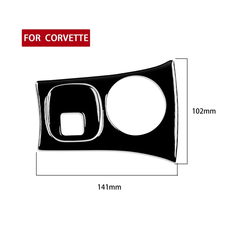For Chevrolet Corvette C5 1998-2004 Car Key Panel Set Decorative Sticker, Left Drive - Car Interior Mouldings by PMC TechLife | Online Shopping South Africa | PMC TechLife | Buy Now Pay Later Mobicred