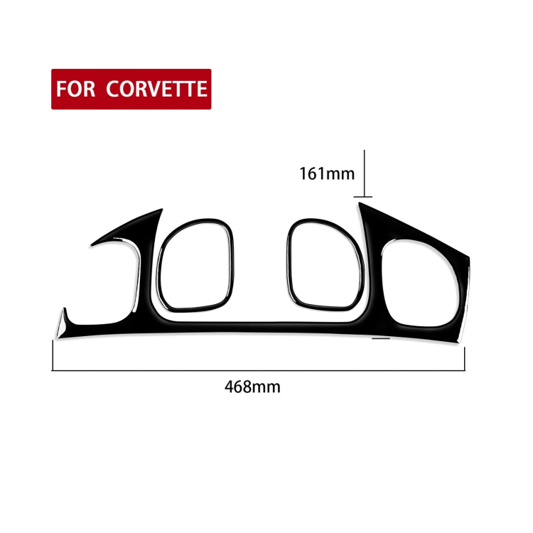 For Chevrolet Corvette C5 1998-2004 Car Copilot Air Outlet Set Decorative Sticker, Left Drive - Car Interior Mouldings by PMC TechLife | Online Shopping South Africa | PMC TechLife | Buy Now Pay Later Mobicred