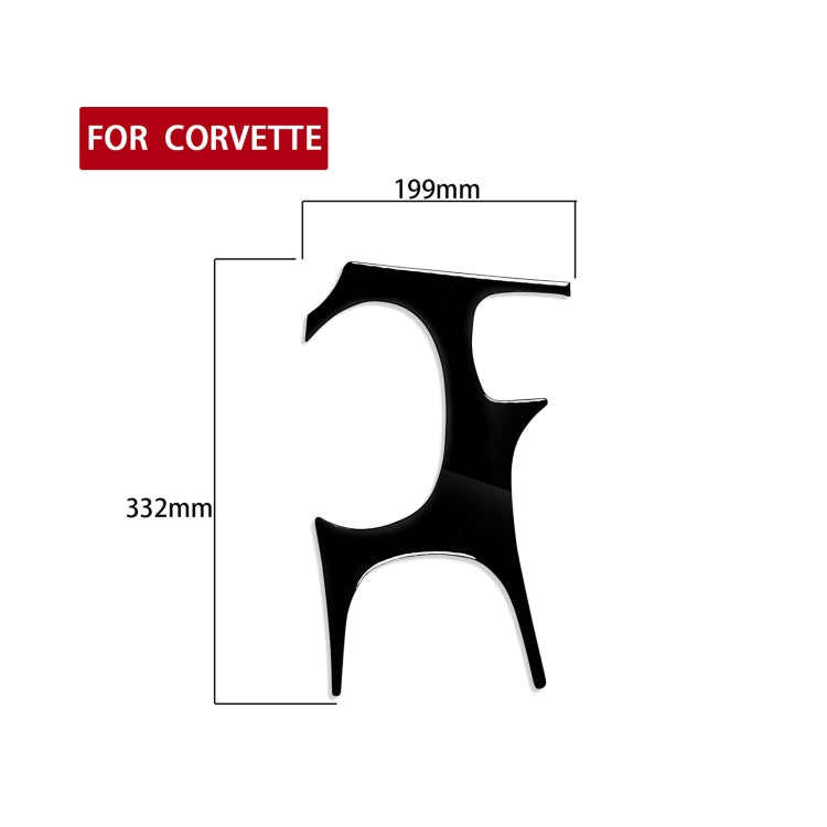 For Chevrolet Corvette C5 1998-2004 Car Gear Panel Decorative Sticker, Left Drive - Car Interior Mouldings by PMC TechLife | Online Shopping South Africa | PMC TechLife | Buy Now Pay Later Mobicred
