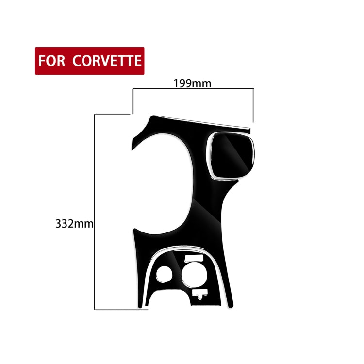 For Chevrolet Corvette C5 1998-2004 3 in 1 Car Gear Panel D Decorative Sticker, Left Drive - Car Interior Mouldings by PMC TechLife | Online Shopping South Africa | PMC TechLife | Buy Now Pay Later Mobicred