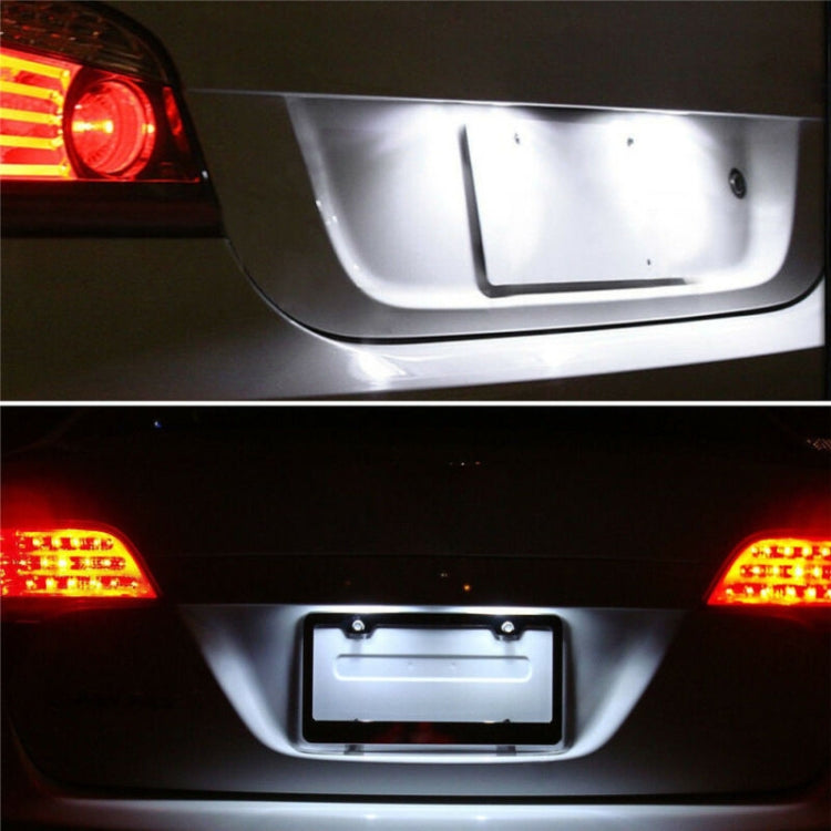 2pcs For Ford Focus 2015- Car License Plate Lamp - License Plate Lights by PMC TechLife | Online Shopping South Africa | PMC TechLife | Buy Now Pay Later Mobicred