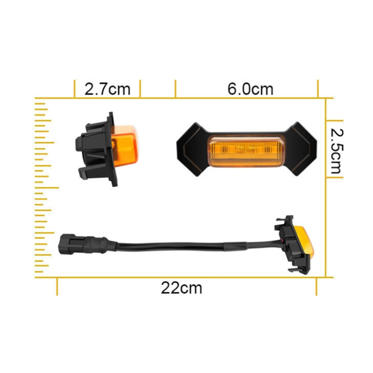 For Toyota Tacoma TRD 2016-2019 6 in 1 Car LED Front Grille Warning Lights, Daytime Running Lights & Wide Lights (Yellow Light) - free shipping - PMC TechLife - Order now!