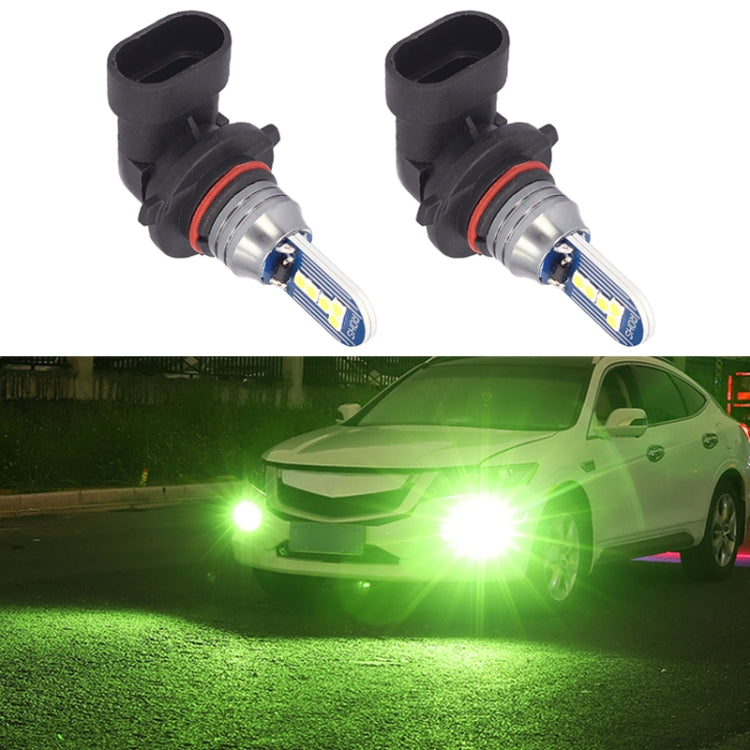 1 Pair 9006 DC12V 7.8W Car LED Fog Light (Lime Green) - Fog / Driving Lights by PMC TechLife | Online Shopping South Africa | PMC TechLife | Buy Now Pay Later Mobicred