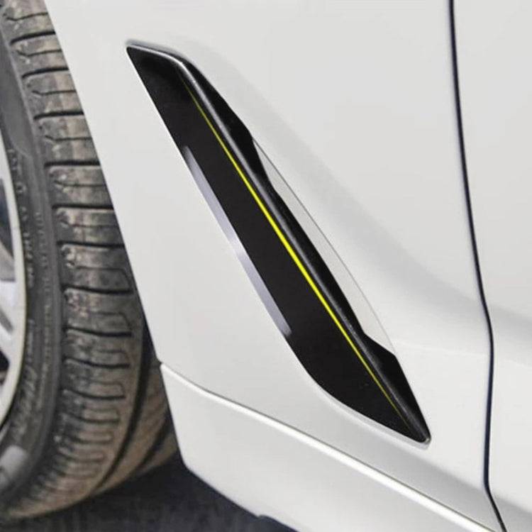 Car ABS Fender Decorative Sticker for BMW 5 Series 525Li 530Li, Carbon Fiber Texture - Car Interior Mouldings by PMC TechLife | Online Shopping South Africa | PMC TechLife | Buy Now Pay Later Mobicred
