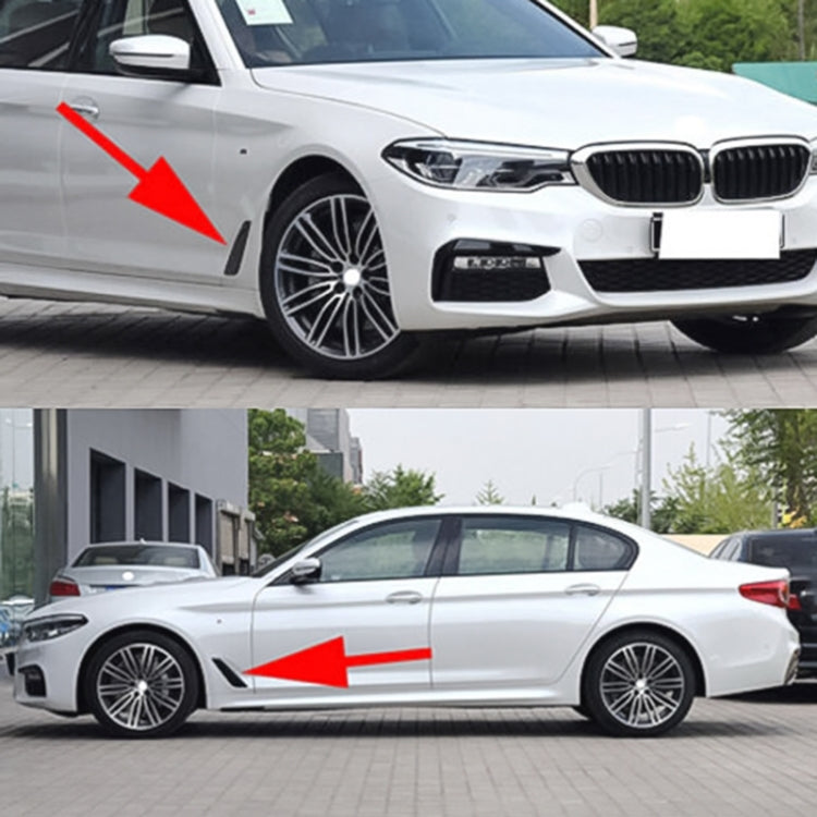 Car ABS Fender Decorative Sticker for BMW 5 Series 525Li 530Li, Carbon Fiber Texture - Car Interior Mouldings by PMC TechLife | Online Shopping South Africa | PMC TechLife | Buy Now Pay Later Mobicred