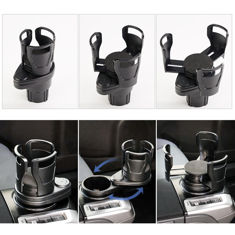 Multi-functional Car Auto Universal Carbon Fiber Texture Cup Holder Drink Holder - Car Drink Holders by PMC TechLife | Online Shopping South Africa | PMC TechLife | Buy Now Pay Later Mobicred