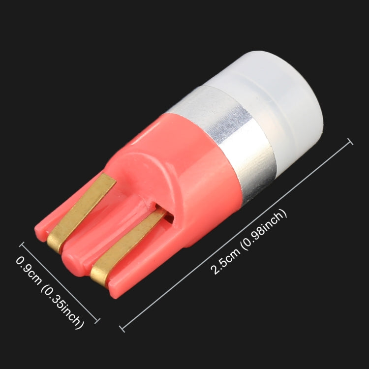10 PCS T10 / W5W / 168 / 194 DC12V / 0.6W 1LEDs SMD-3030 Car Clearance Light (Pink Light) - Clearance Lights by PMC TechLife | Online Shopping South Africa | PMC TechLife | Buy Now Pay Later Mobicred
