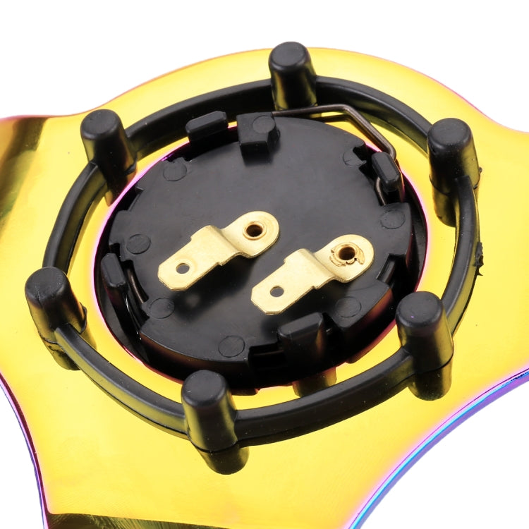 Car Colorful Modified Racing Sport Horn Button Steering Wheel, Diameter: 35cm(White) - Steering Wheel Accessories by PMC TechLife | Online Shopping South Africa | PMC TechLife | Buy Now Pay Later Mobicred