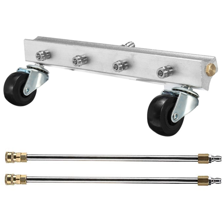 Car Body Chassis Car High Pressure Washing Machine Car Bottom Water Washing Machine 4 Nozzle Cleaner Set, Extension Rod Length: 34cm - Car washing supplies by PMC TechLife | Online Shopping South Africa | PMC TechLife | Buy Now Pay Later Mobicred