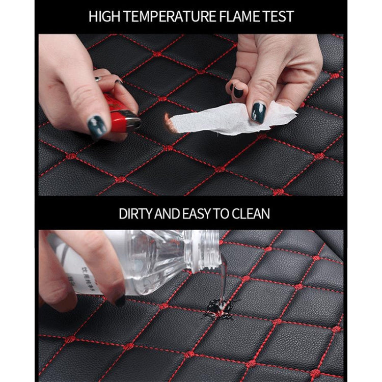 Car Seat Cushion Universal Simple Seat Cover Anti-slip Mat Auto Accessories (Black Red) - Seat Accessories by PMC TechLife | Online Shopping South Africa | PMC TechLife | Buy Now Pay Later Mobicred