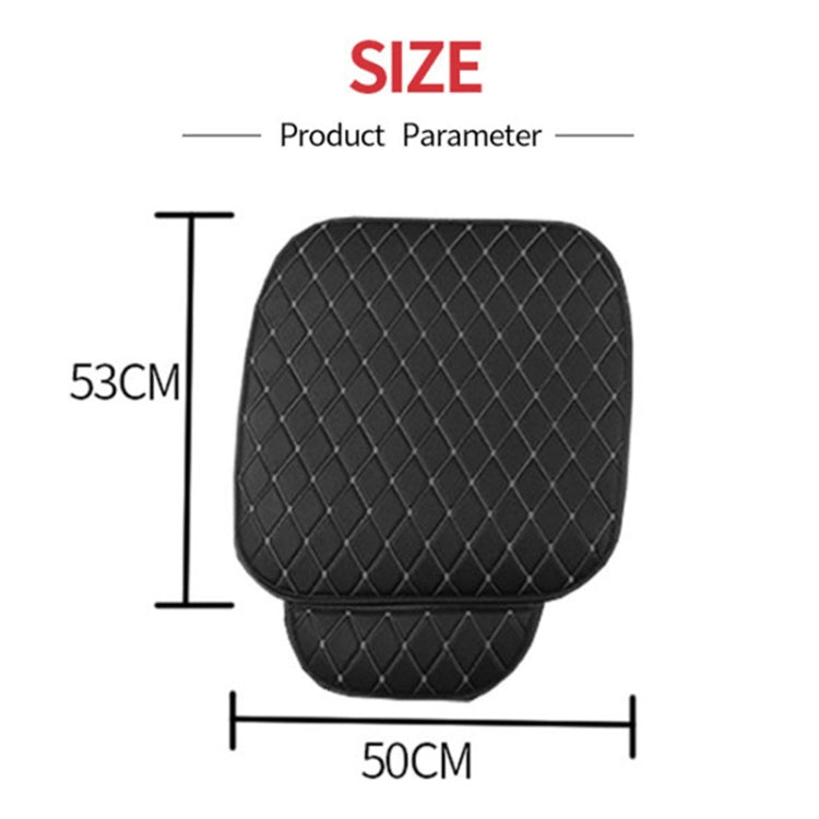 Car Seat Cushion Universal Simple Seat Cover Anti-slip Mat Auto Accessories (Coffee) - Seat Accessories by PMC TechLife | Online Shopping South Africa | PMC TechLife | Buy Now Pay Later Mobicred