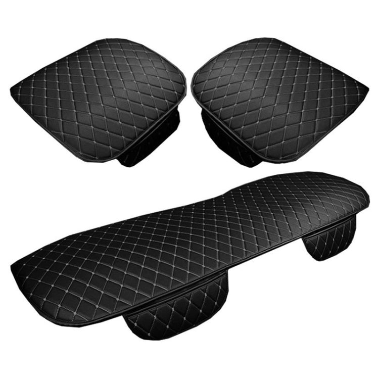 Car Seat Cushion Universal Simple Seat Cover Anti-slip Mat Auto Accessories (Beige) - Seat Accessories by PMC TechLife | Online Shopping South Africa | PMC TechLife | Buy Now Pay Later Mobicred
