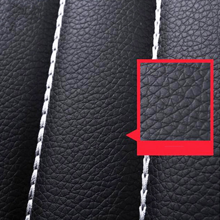 4 in 1 Universal PU Leather Four Seasons Anti-Slippery Front Seat Cover Cushion Mat Set for 2 Seat Car (Brown) - Seat Accessories by PMC TechLife | Online Shopping South Africa | PMC TechLife | Buy Now Pay Later Mobicred