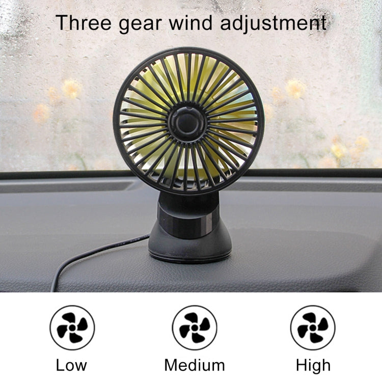 F402 Portable Car Center Console Sucker Electric Cooling Fan with Aromatherapy - Heating & Fans by PMC TechLife | Online Shopping South Africa | PMC TechLife