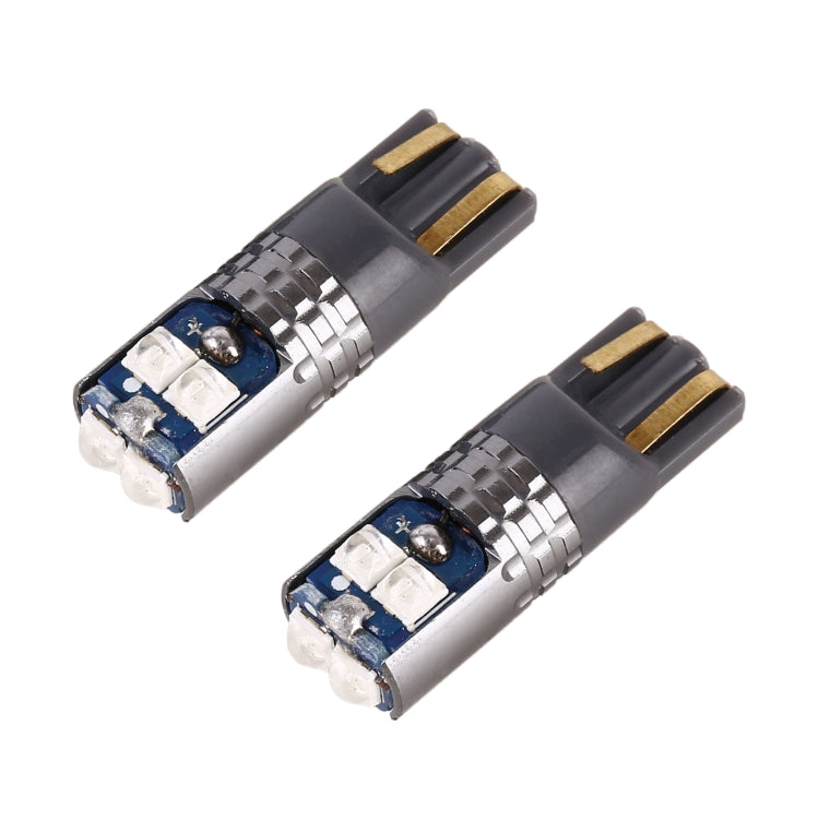 2 PCS T10 / W5W / 168 DC12-24V / 1.8W / 6000K / 140LM Car Clearance Light 4LEDs SMD-3030 Lamp Beads with Decoding & Constant Current (Blue Light) - Clearance Lights by PMC TechLife | Online Shopping South Africa | PMC TechLife | Buy Now Pay Later Mobicred