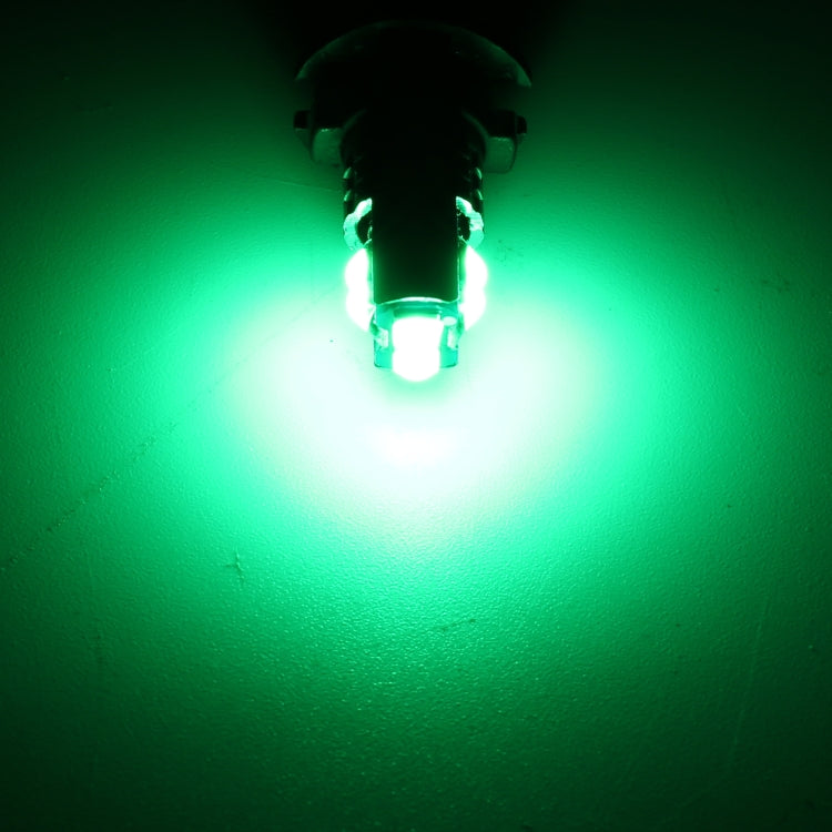 2 PCS T10 / W5W / 168 DC12-24V / 1.8W / 6000K / 140LM Car Clearance Light 4LEDs SMD-3030 Lamp Beads with Decoding & Constant Current (Green Light) - Clearance Lights by PMC TechLife | Online Shopping South Africa | PMC TechLife | Buy Now Pay Later Mobicred