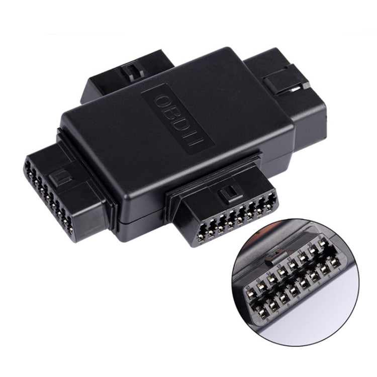 16PIN Car OBD Diagnostic Extended Plug OBD2 Splitter - Cables & Connectors by PMC TechLife | Online Shopping South Africa | PMC TechLife | Buy Now Pay Later Mobicred
