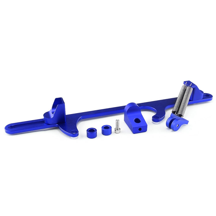 Car Modification Accessories Aluminum Alloy 4500 Series Cable Base Throttle Bracket Throttle Valve Cable(Blue) - Engine Fittings by PMC TechLife | Online Shopping South Africa | PMC TechLife | Buy Now Pay Later Mobicred